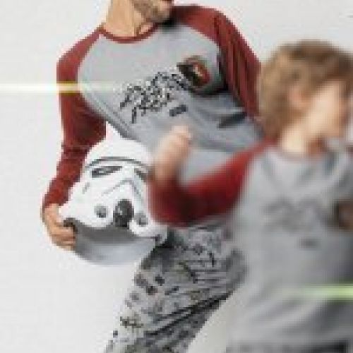 62495 PIJAMA CABALLERO INTERLOCK STAR WARS  ADMAS