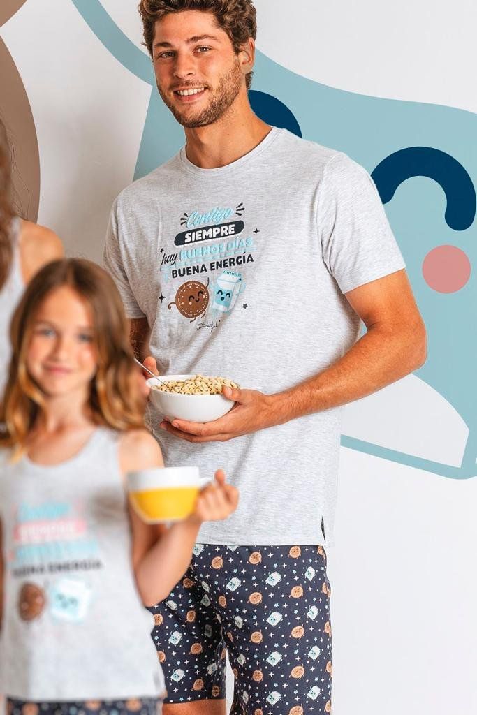 60325 PIJAMA CORTO CABALLERO MR WONDERFUL ADMAS