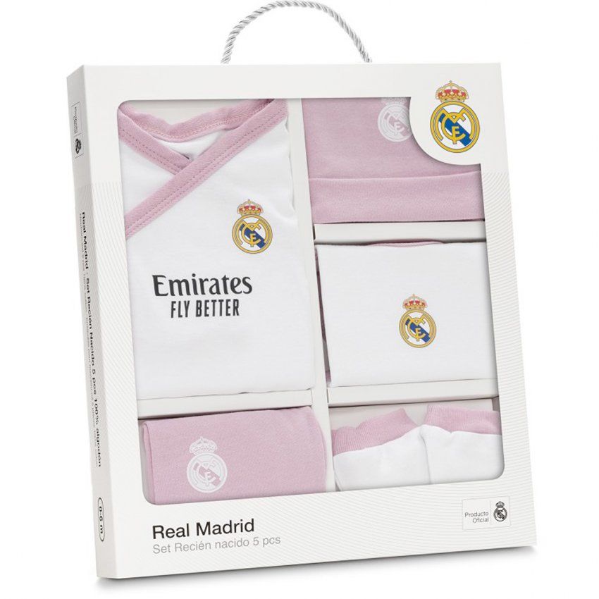 rmset010 pack de regalo rosa real madrid venta al por mayor almacen distribuidor marca interbaby b