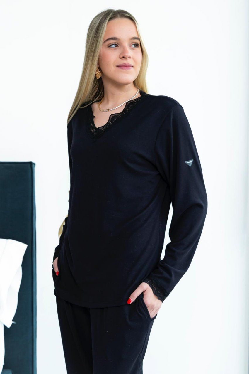 PV25425 PIJAMA MUJER PUNTO SUAVE PRIVATA