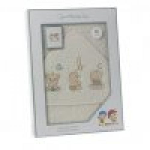 10681 CAPA BAÑO 100x100 100% ALGODON GAMBERRITOS  GRIS