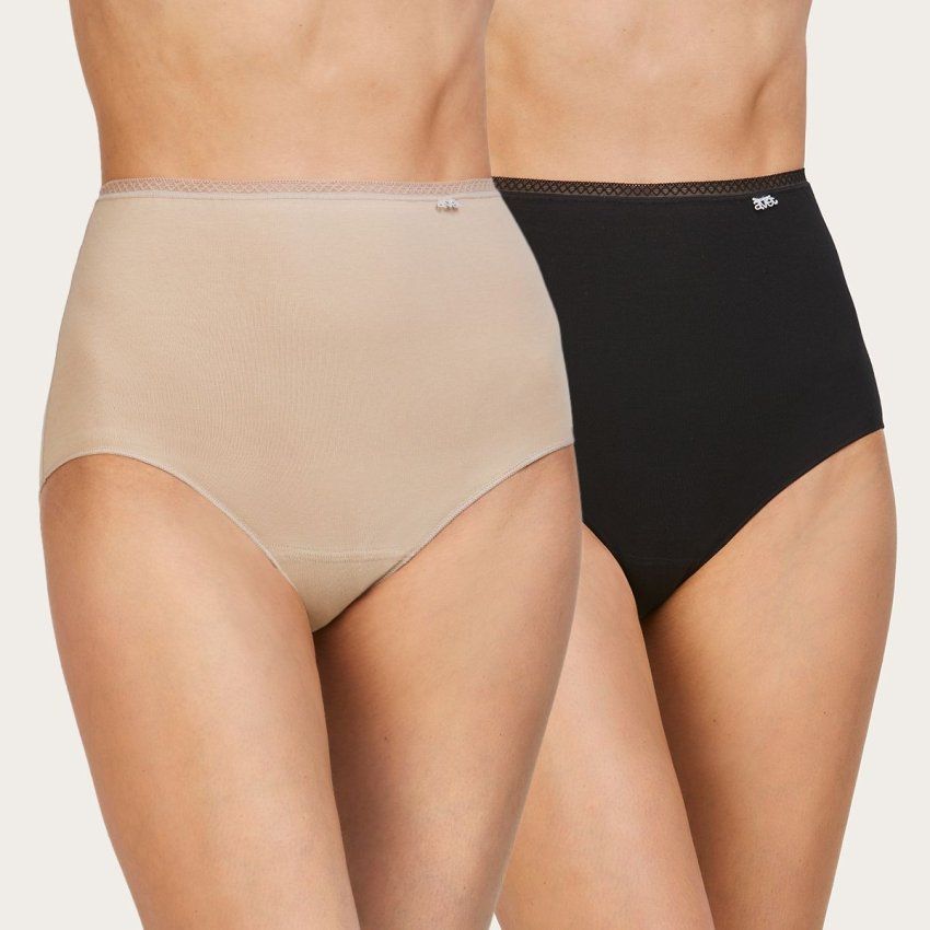 Braga mujer Avet 31089 pack de 2 en algodón con encaje al por mayor disponible en Nati Campos, cómoda y transpirable