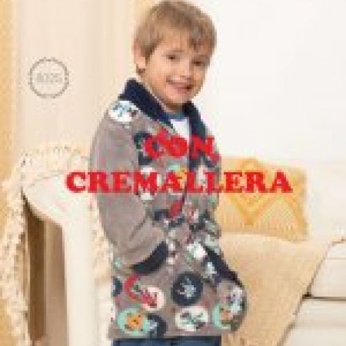 8025 CR BATA NIÑO  CREMALLERA 2 A 6 (NACARINA)  KINANIT