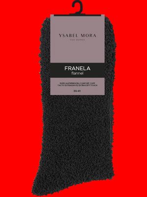 12541 CALCETIN MUJER FRANELA \"PRECIO UNIT.: 0,91€\" YSABEL MORA