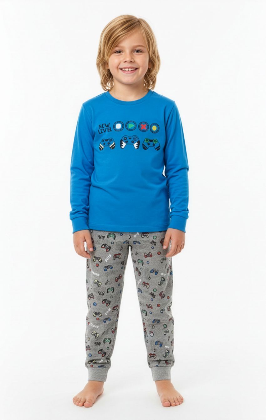 pijama niño algoson interlock kinanit kn357