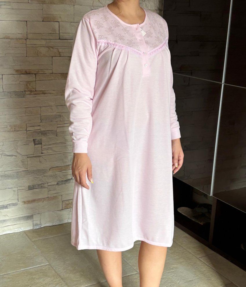 6470 CAMISON MUJER INTERLOCK FELPA CANESU LIN