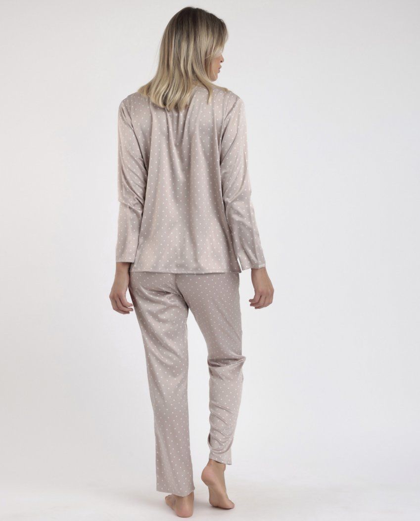 62649 PIJAMA MUJER ABIERTO SATEN ADMAS CLASSIC