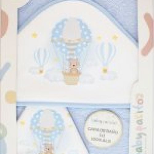 1205 CAPA BAÑO O TOALLA GLOBO  1 X 1 M  BABY PASITOS