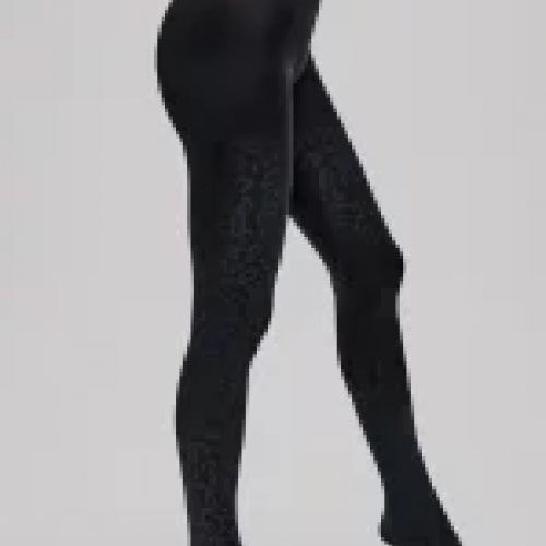 16634 Panty térmico 140 deniers con efecto velado, interior afelpado. Este modelo tiene un estampado de leopardo.