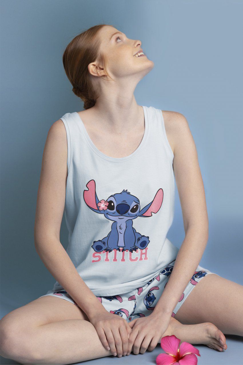63280PIJAMA MUJER STITCH ADMAS