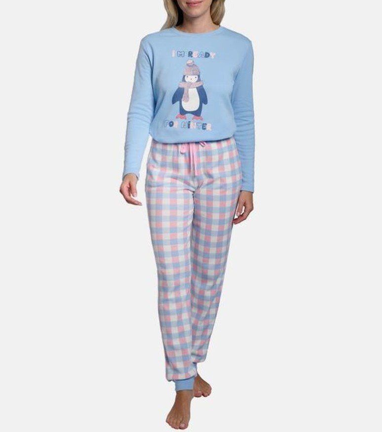 Pijama mujer Ysabel Mora con pantalón de cuadros Ref. 26231