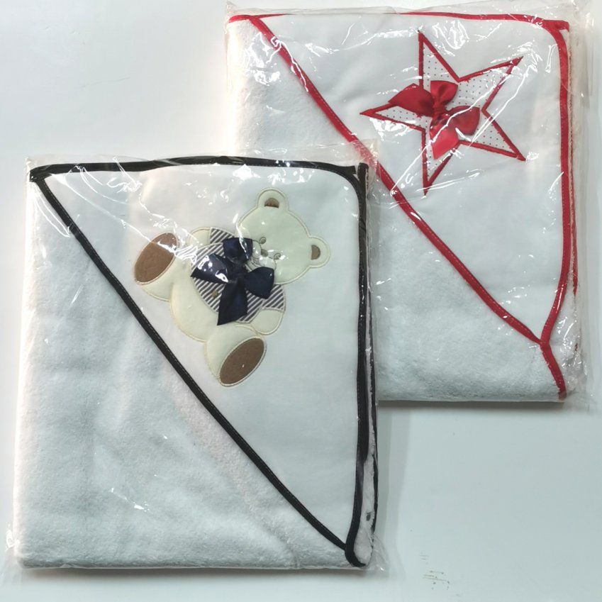 TOALLA 1X1 BL/ROSA BL/MARINO