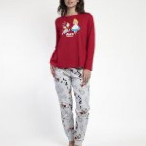 63307 PIJAMA MUJER ALICIA PAIS MARAVILLA 100% ALGODON DISNEY ADMAS