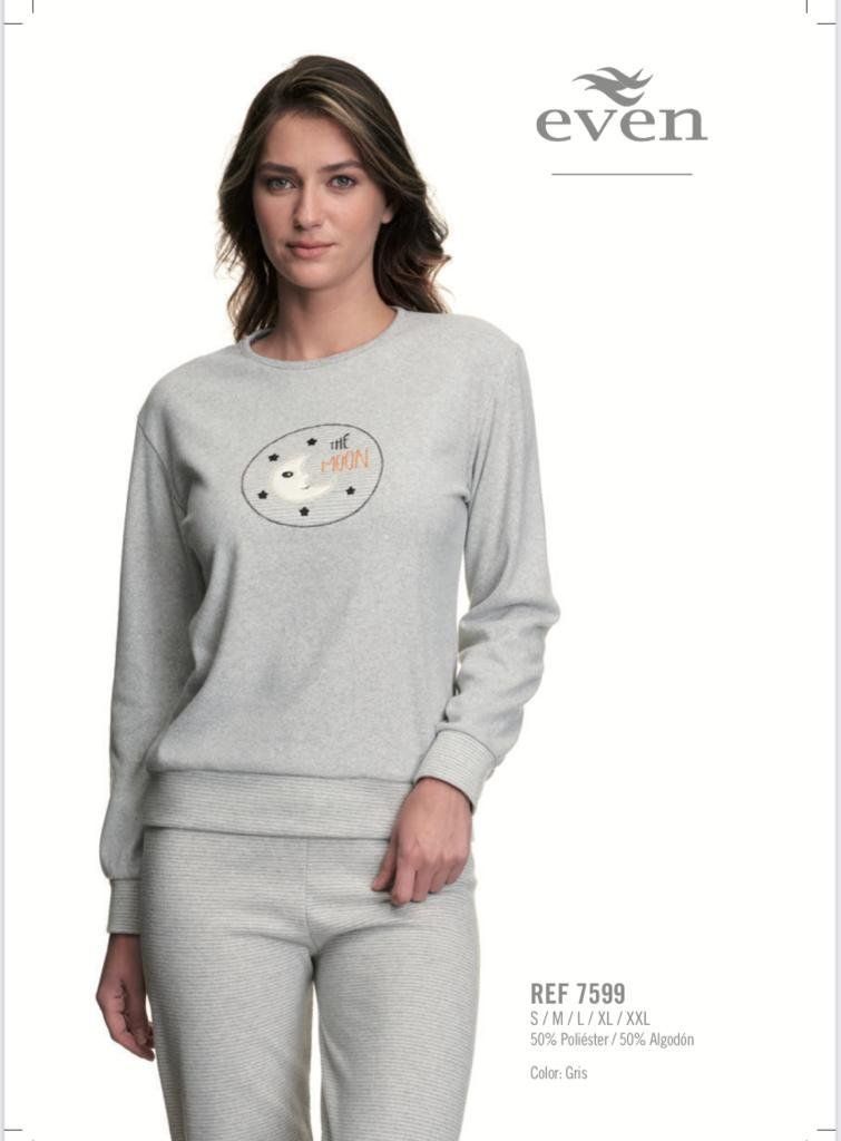 7599  PIJAMA SEÑORA POLAR EVEN