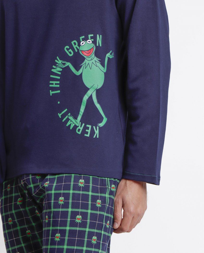 62199 PIJAMA CABALLERO RANA GUSTAVO MUPET ADMAS
