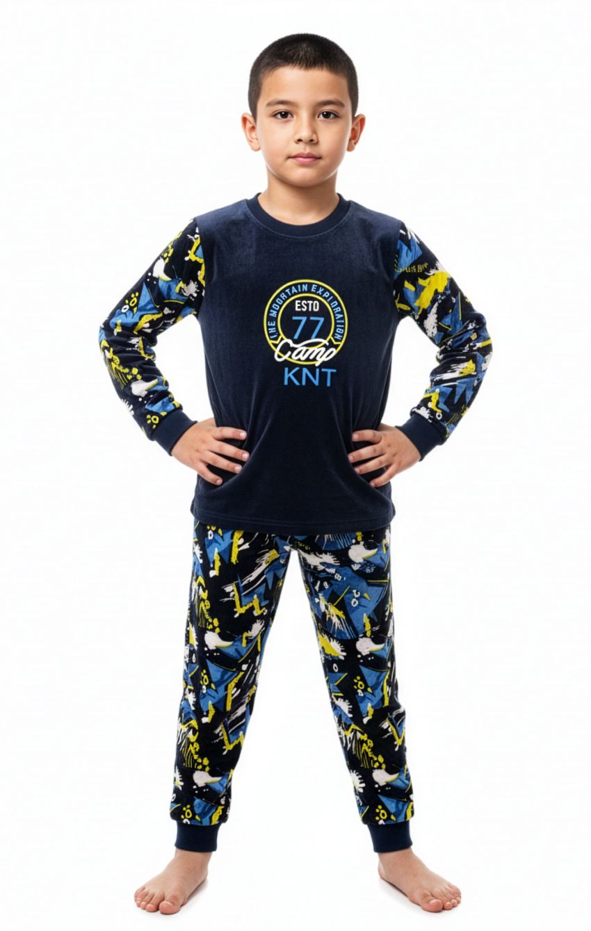pijama infantil suave y calido de spandex 367 kinanit