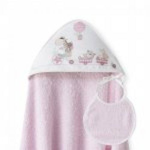 1236 CAPA BAÑO O TOALLA BEBE JIRAFA BICI INTERBABY 1X1 INTERBABY