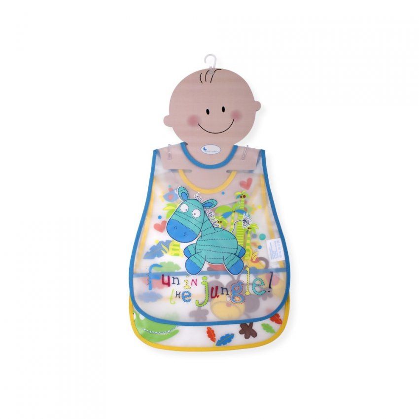 281 BABERO PLASTICO VELCRO PACK 2 INTERBABY