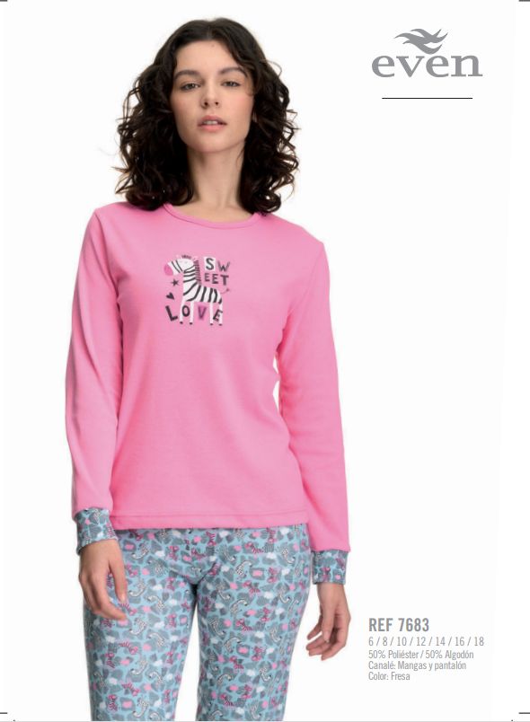 7683 pijama niña EVEN