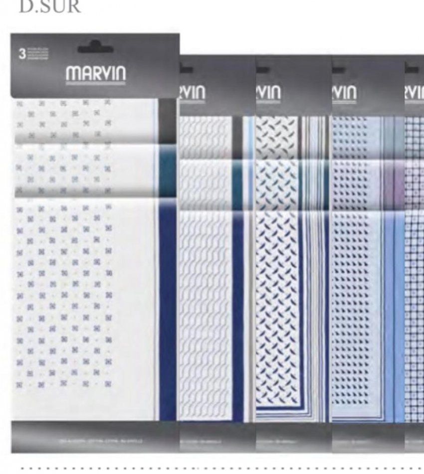 pañuelos caballero dibujo MARVIN