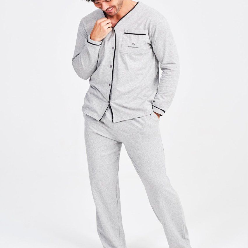 Pijama largo hombre Don Algodón al por mayor DA26S308