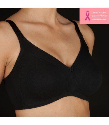 SUJETADOR CARICIA NEGRO