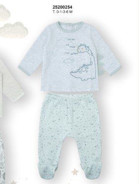25200254 CONJUNTO BEBE INTERLOCK  0 A 6M YATSI