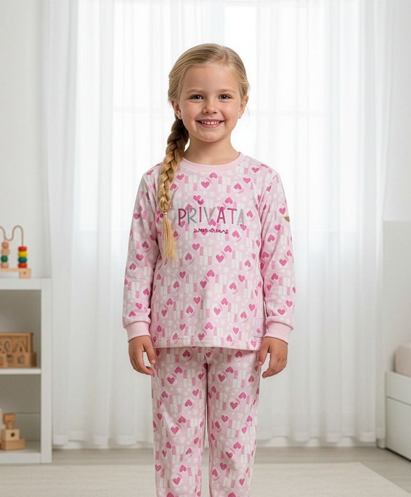 PVH 26124 PIJAMA NIÑA SPANDEX 2 a 6 AÑOS PRVATA