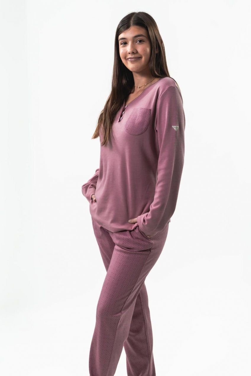PV25405 PIJAMA MUJER DE ALGODON DE PRIVATA AL POR MAYOR