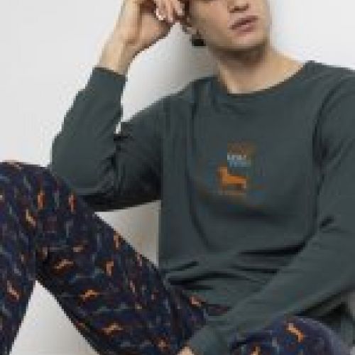 63751 PIJAMA HOMBRE MY DOG INTERLOCK  ADMAS DIVER