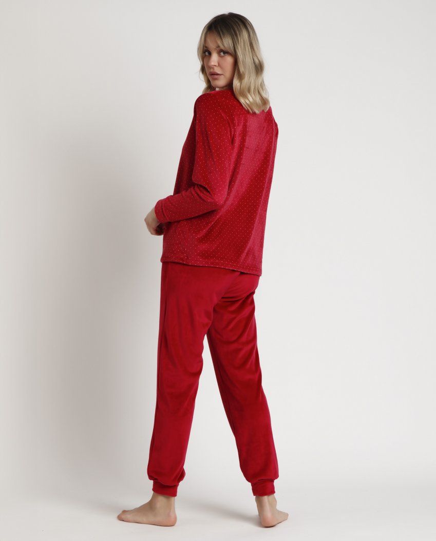 62316 PIJAMA MUJER VELVET MICKEY DISNEY