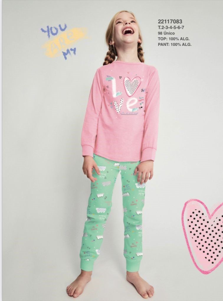 22117083 PIJAMA NIÑA 2 A 7 TOBOGAN