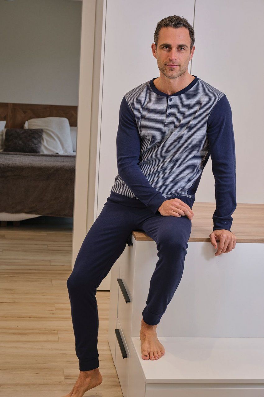 5689 PIJAMA HOMBRE INTERLOCK FELPA MUSLHER