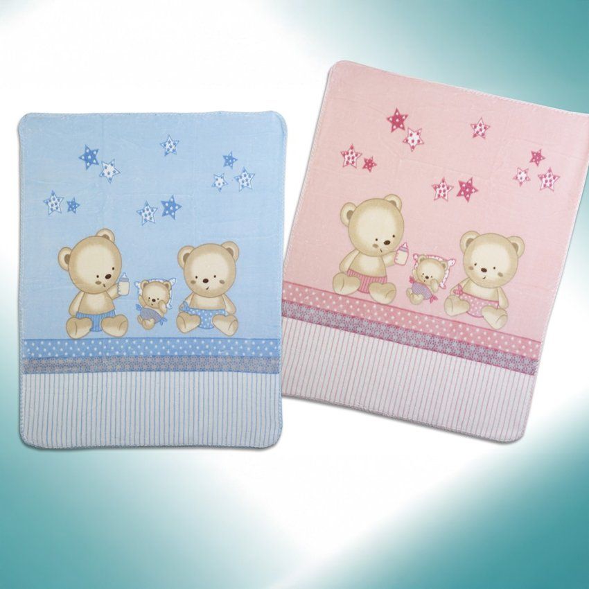 Manta bebé Gamberritos 11031 Rachel 110x140 suave y cálida para cuna