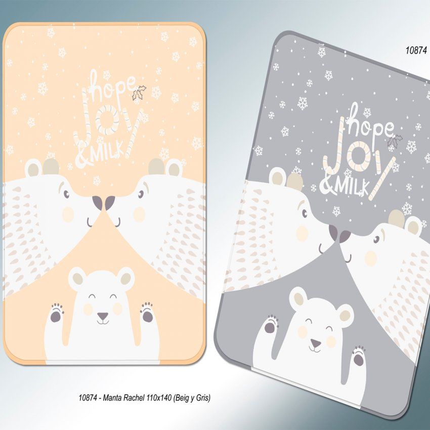 10874  MANTA CUNA OSO POLAR GAMBERRITOS