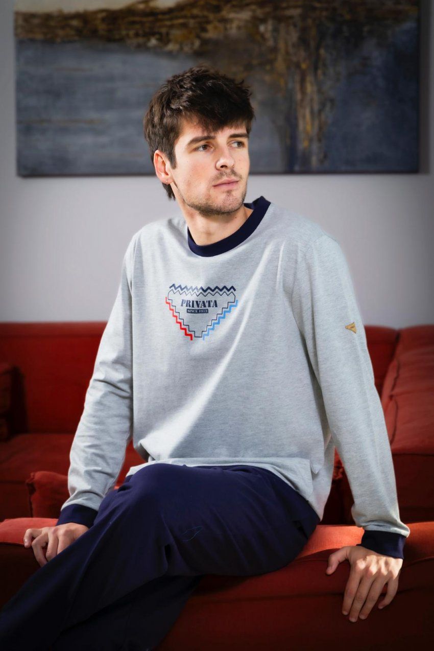 PV25304 Pijama para hombre de algodon al por mayor de la fabrica PRIVATA