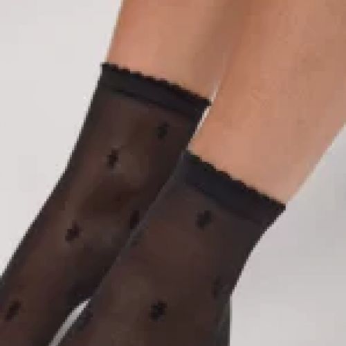 18131 2 panty tobillero termico estampado geometrico 20 deniers