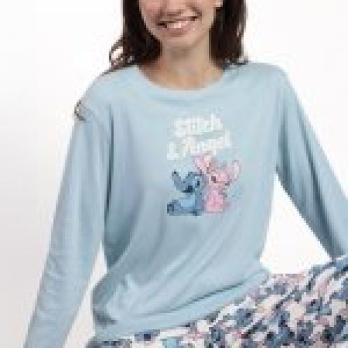 63322 PIJAMA MUJER INTERLOCK LILO & STITCH DISNEY ADMAS