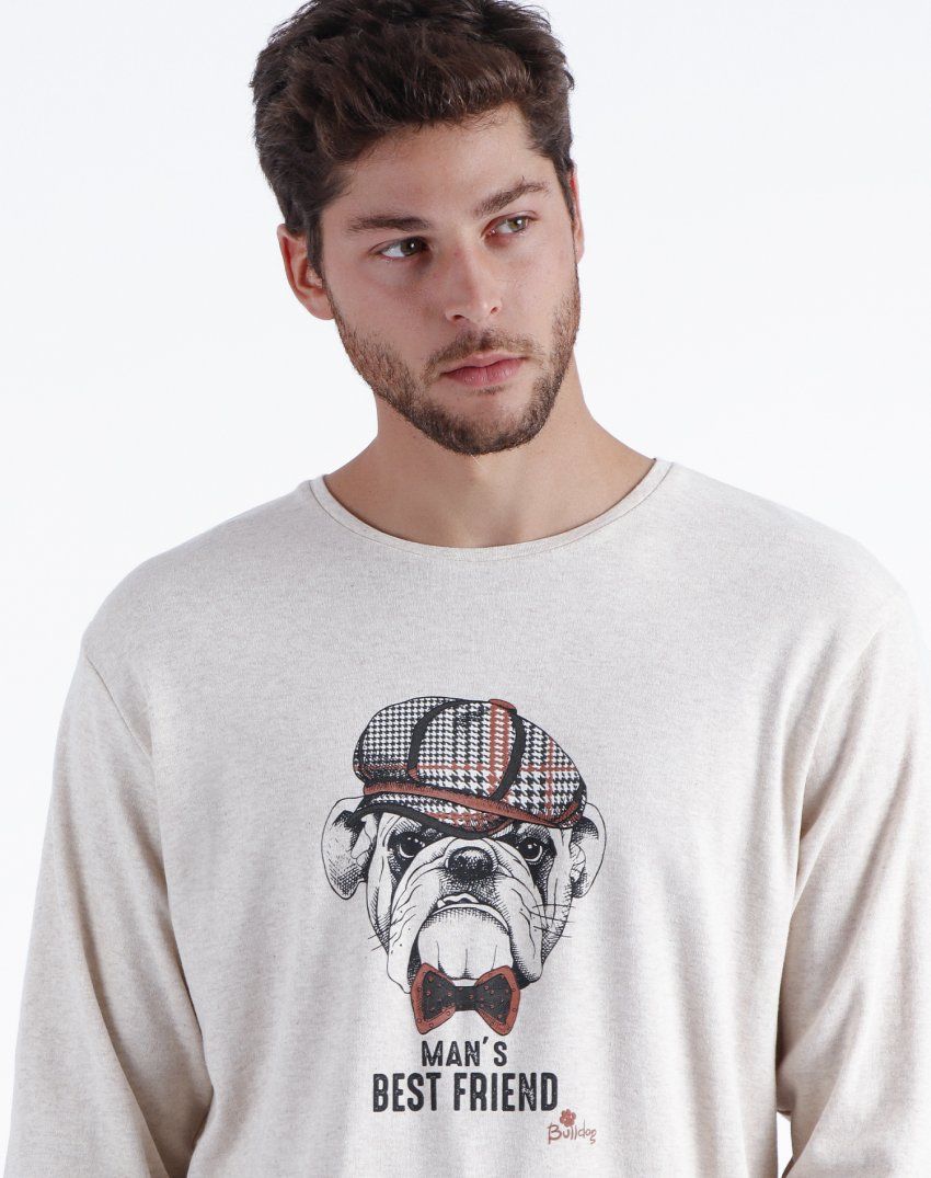 60301 PIJAMA CABALLERO BULLDOG INTERLOCK  ADMAS