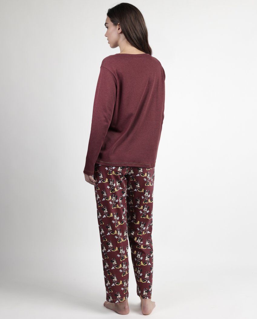 63308 PIJAMA MUJER MINNIE INTERLOCK DISNEY ADMAS