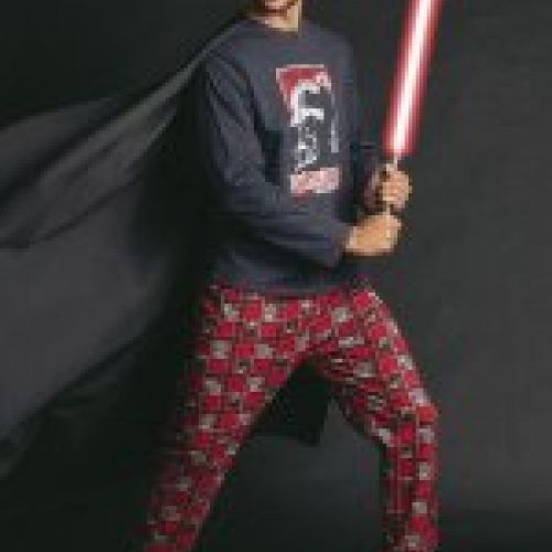 62491 PIJAMA CABALLERO 100% ALGODON STAR WARS  ADMAS