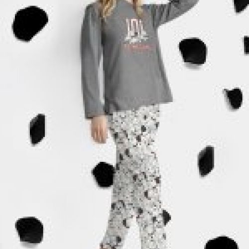 63666 Pijama de manga larga invierno de 101 dalmatas disney admas al por mayor