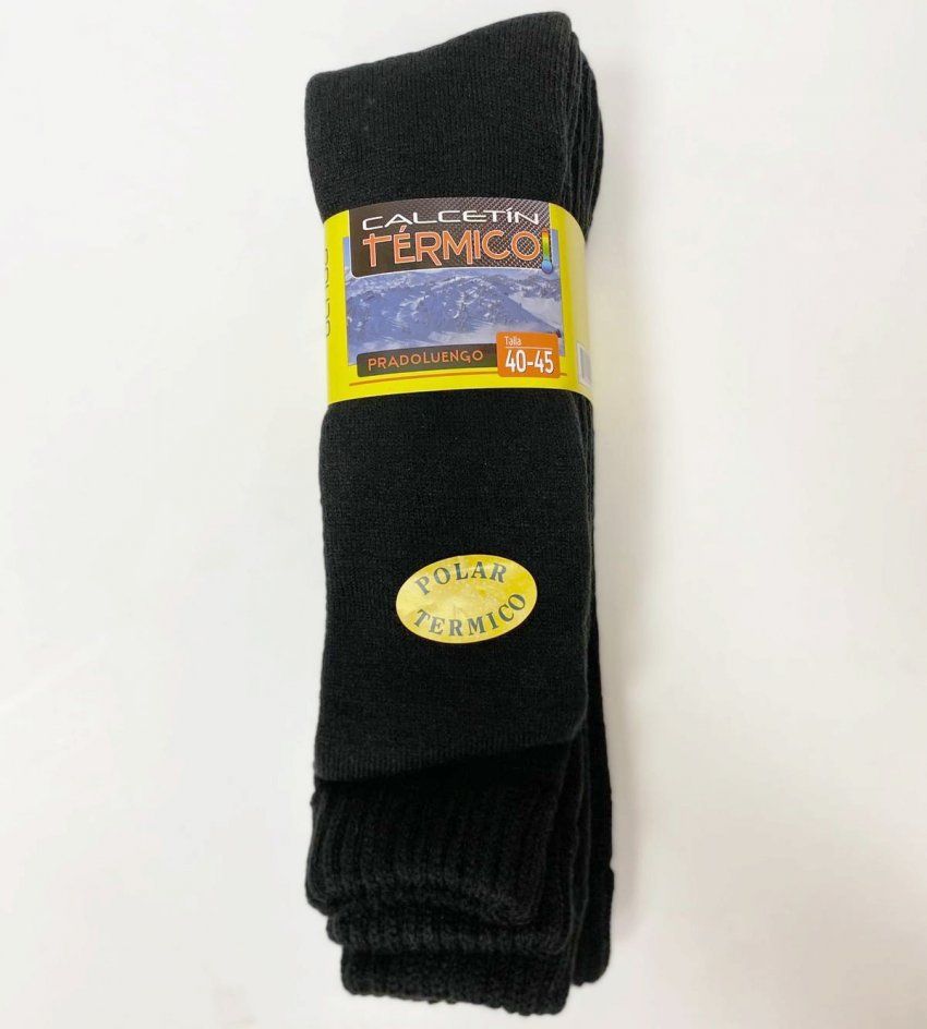 CALCETÍN MEDIA POLAR TÉRMICO PRECIO UNIT.: 1,00€ PACK 3