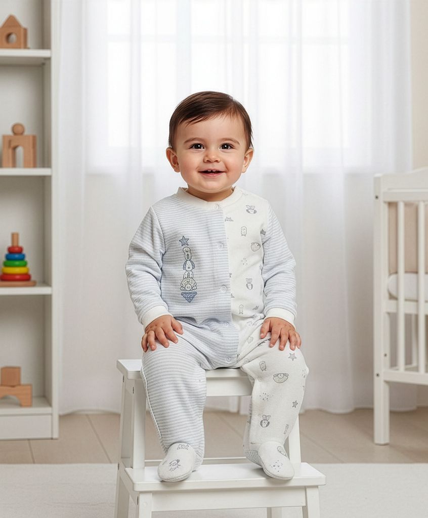 PVE26011 PIJAMA PELELE BEBE TERCIOPELO  0 a 24 PRIVATA