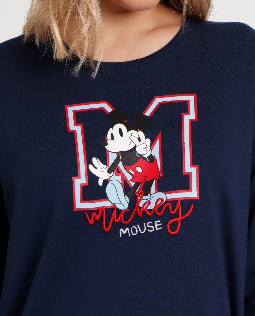 62662 PIJAMA SEÑORA MICKEY 100% ALGODON DISNEY ADMAS