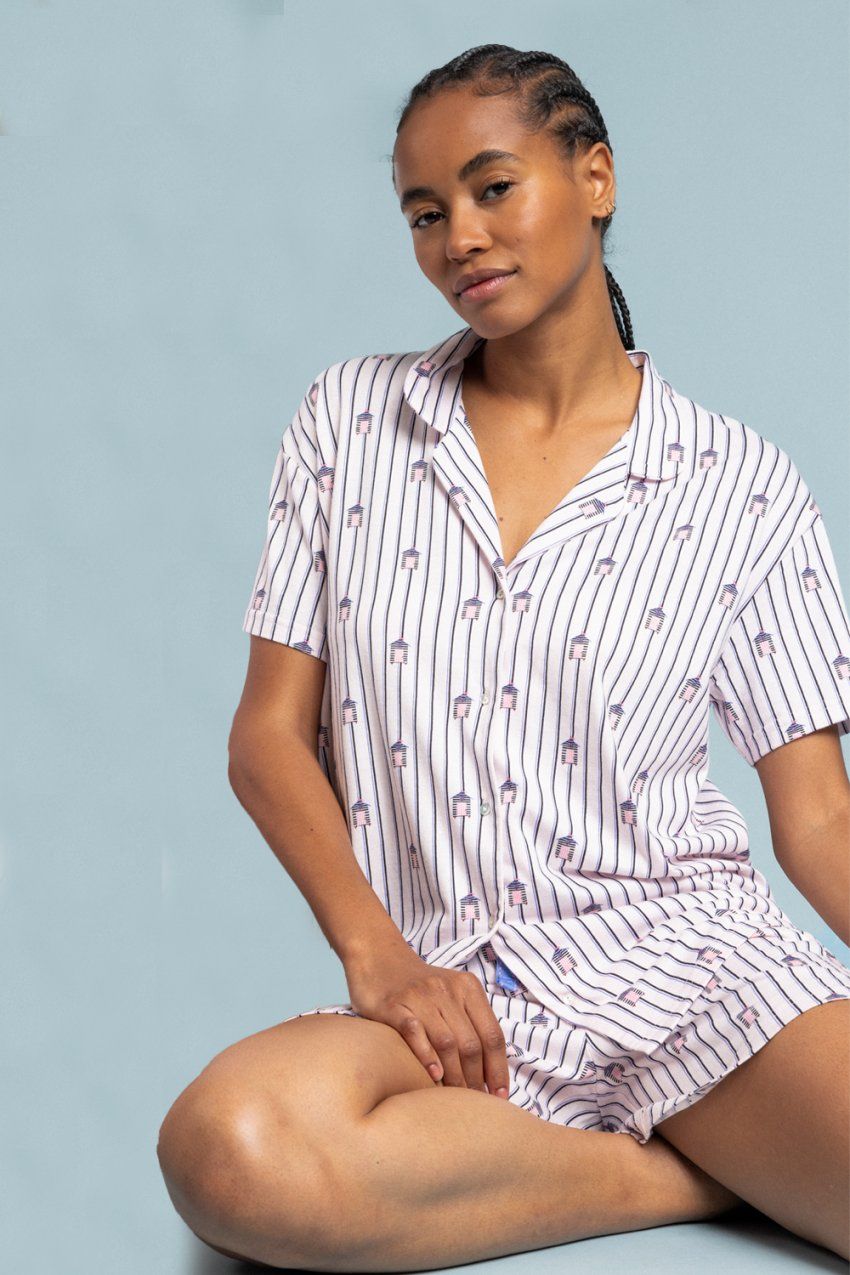 63071 PIJAMA ABIERTO BEACH LIFE MOD ADMAS AL POR MAYOR