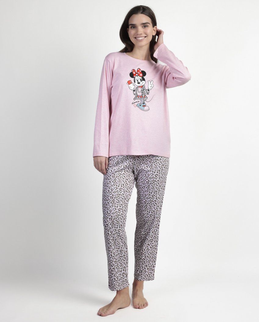 63313 PIJAMA MUJER INTERLOCK MICKEY  DISNEY ADMAS