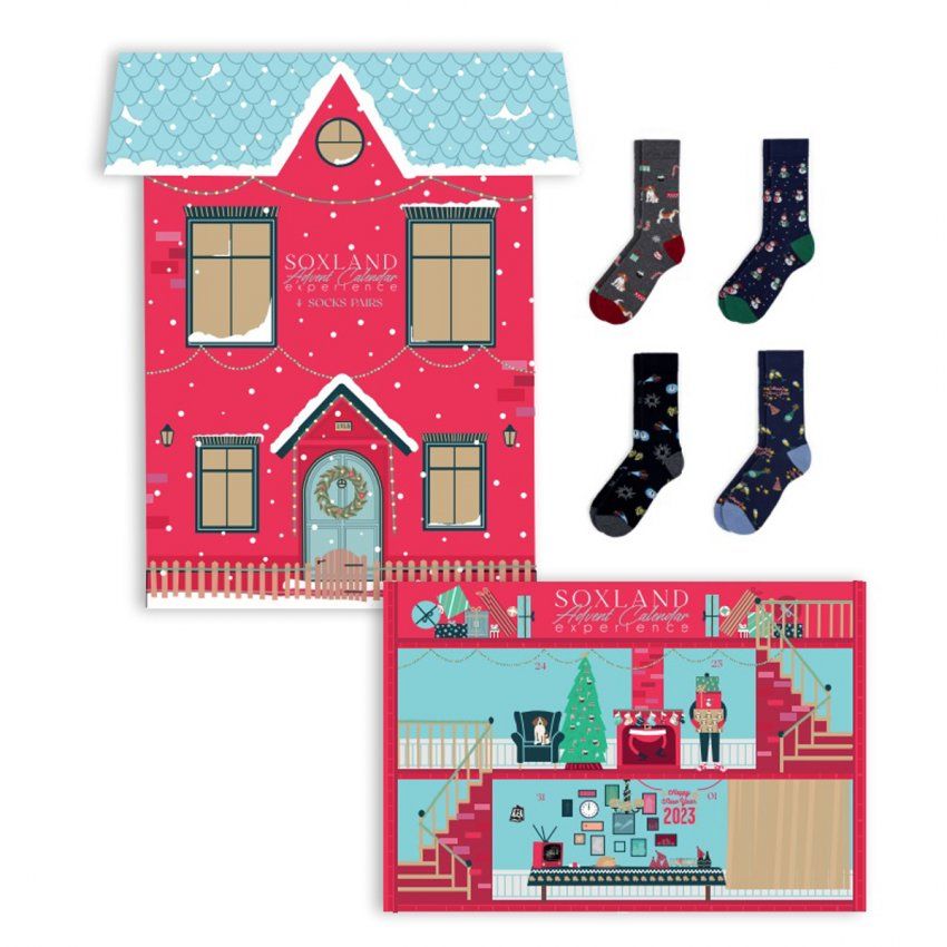 0412205 CALENDARIO ADVIENTO  CALCETINES NAVIDAD SOXLAND