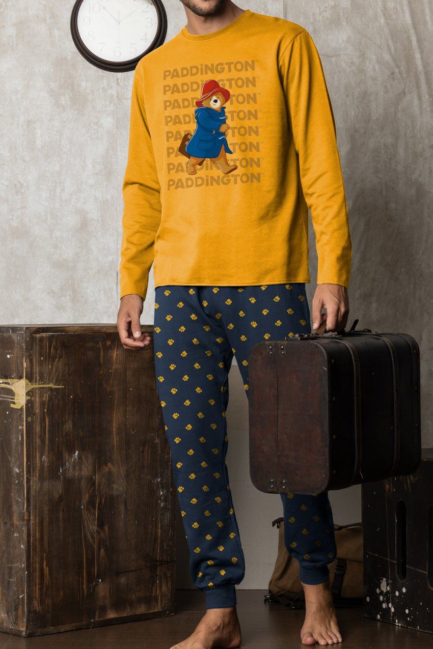62852 PIJAMA HOMBRE 100% ALGODON PAW PADDINGTON