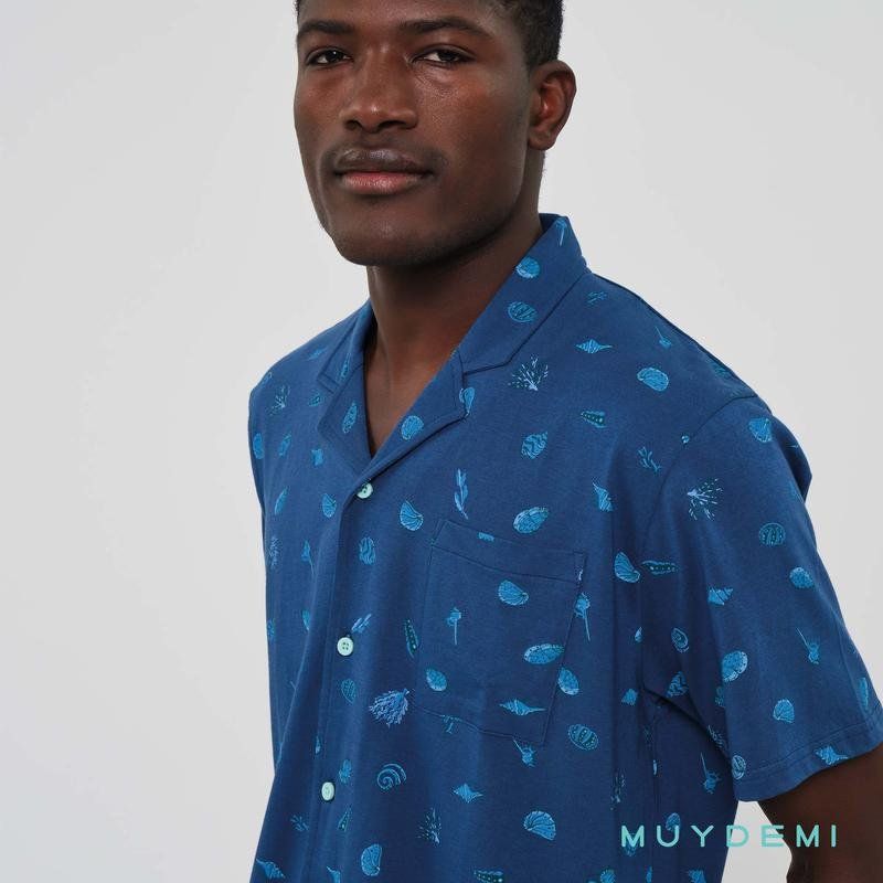 583032 PIJAMA CABALLERO  ABIERTO VERANO MUYDEMI